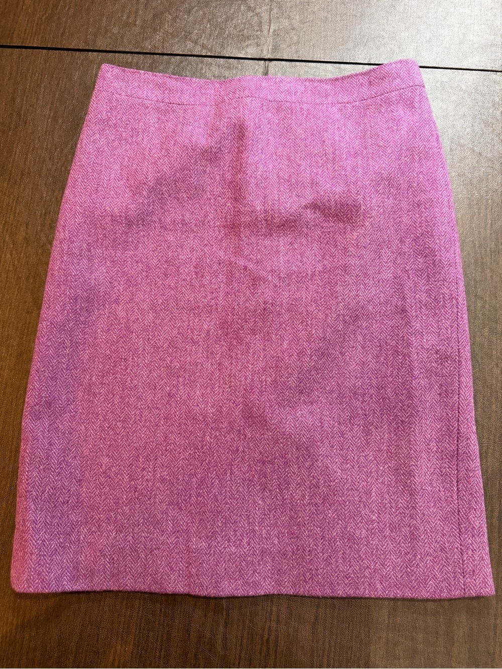 J.Crew 100% Wool Purple No. 2 Pencil Skirt Sz 4